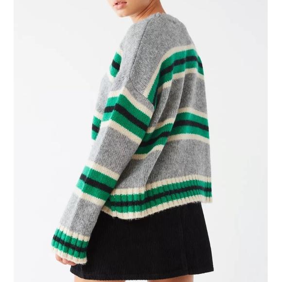Urban Outfitters Oversized Striped Boyfriend Sweater - Picture 2 of 4